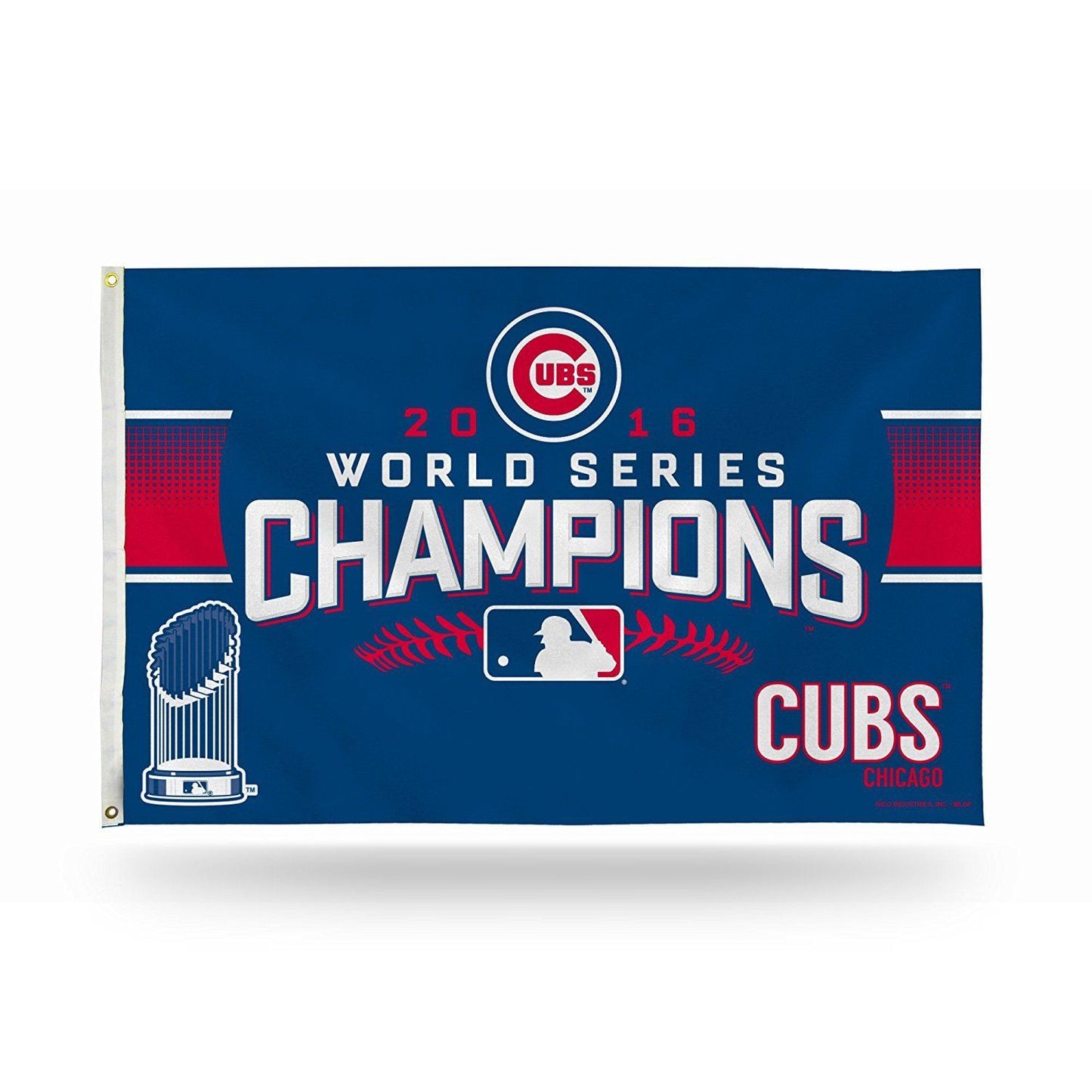 Chicago Cubs World Series Champs 2016 Banner Flag 3'x5'