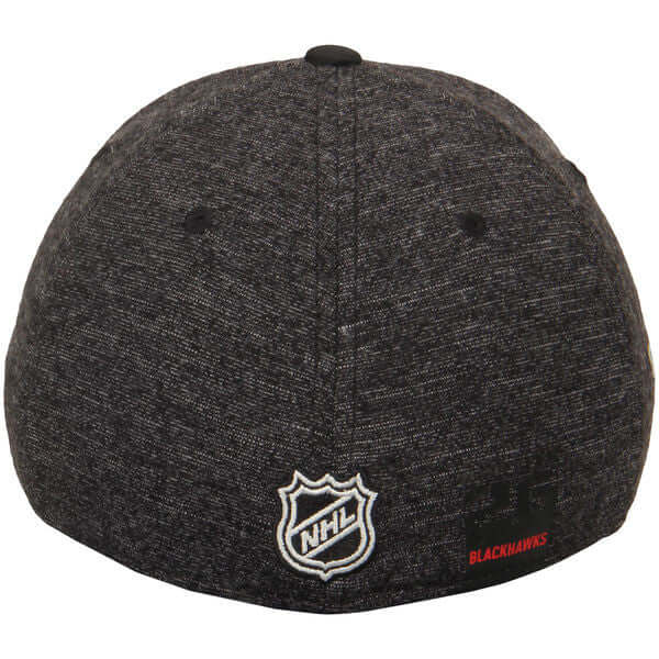 Reebok Center Ice Collection NHL Chicago Blackhawks Black & White Mesh Hat