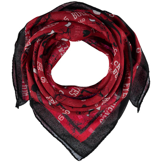 Women's Chicago Bulls Lightweight Repeat Square Scarf