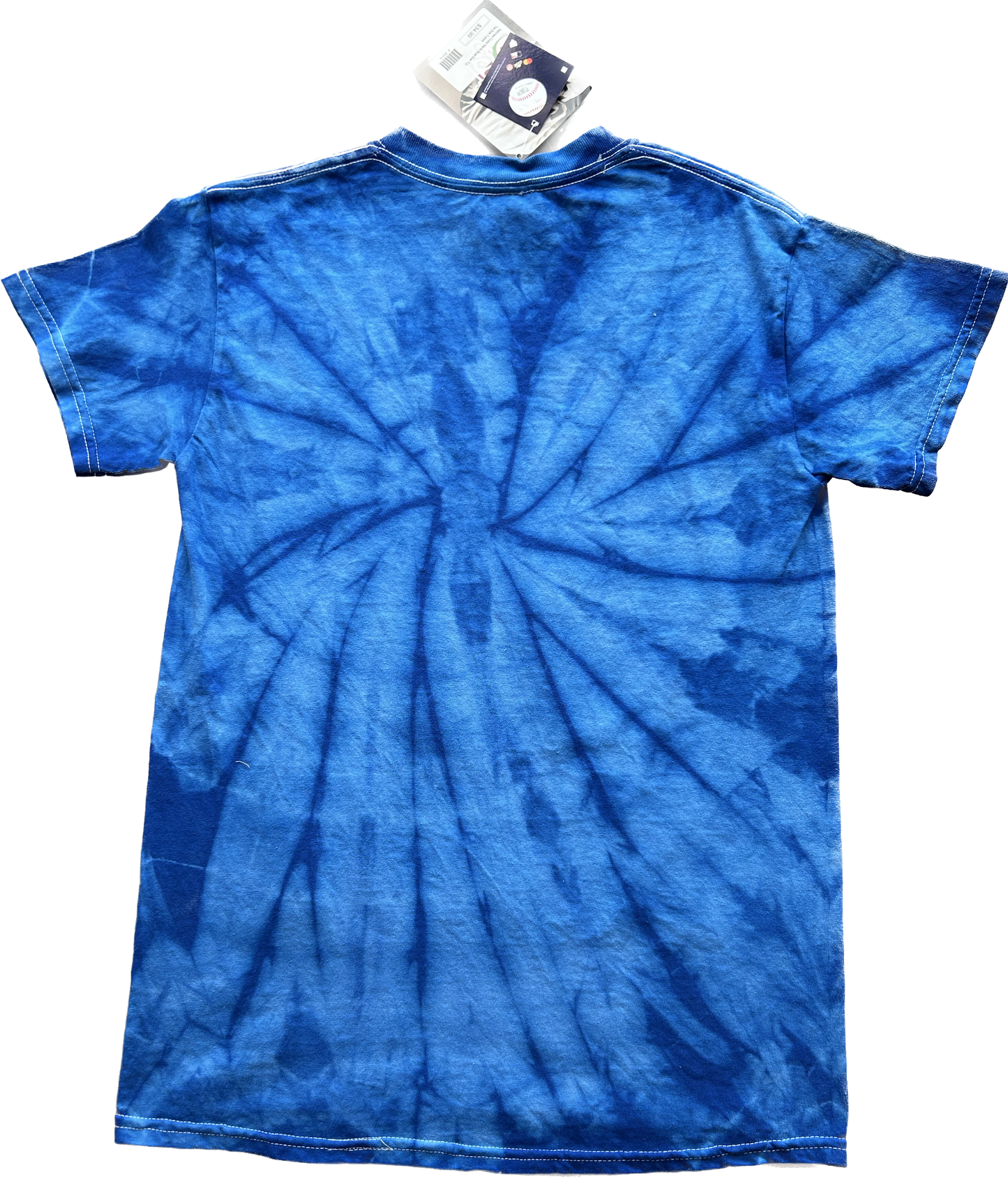 Chicago Cubs Stitches Blue Tie-Dye Men's T-Shirt