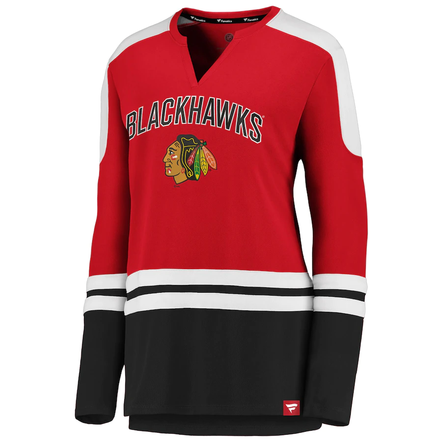 NHL - Chicago Blackhawks Women's Iconic NHL Slapshot LS