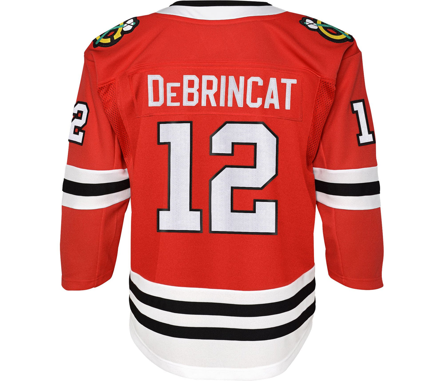 NHL Youth Chicago Blackhawks Alex DeBrincat #12 Premier Home Jersey 20/21