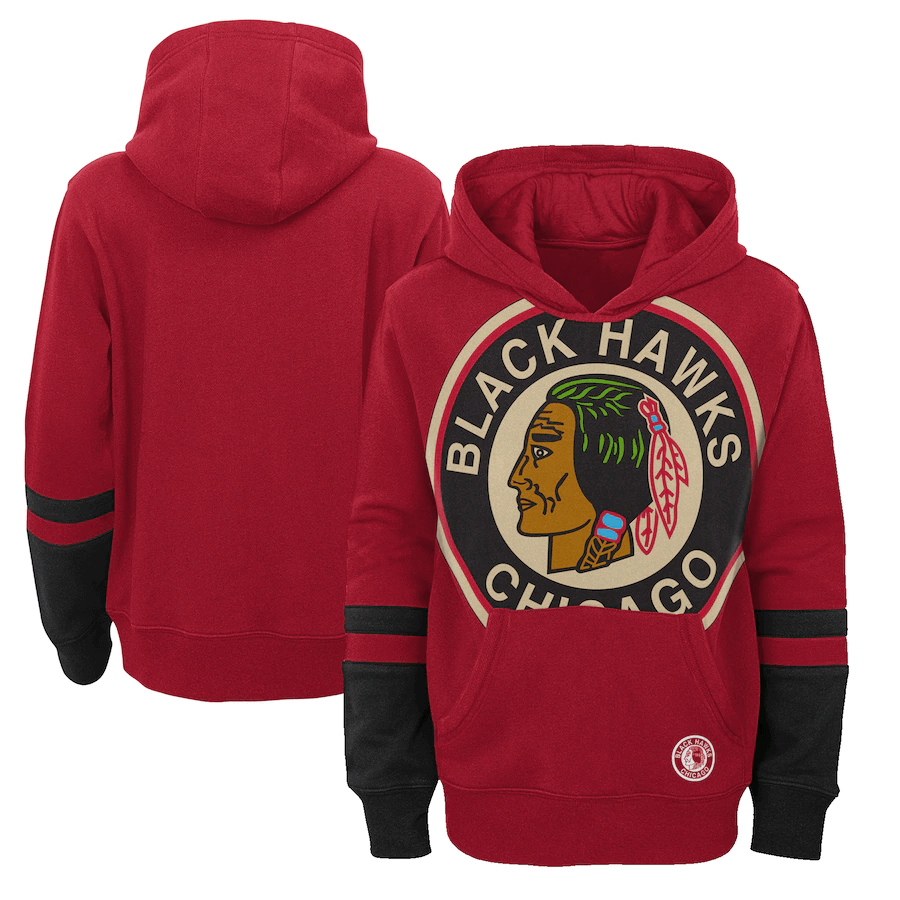 Chicago Blackhawks Youth Special Edition Throwback Big Logo Hoodie