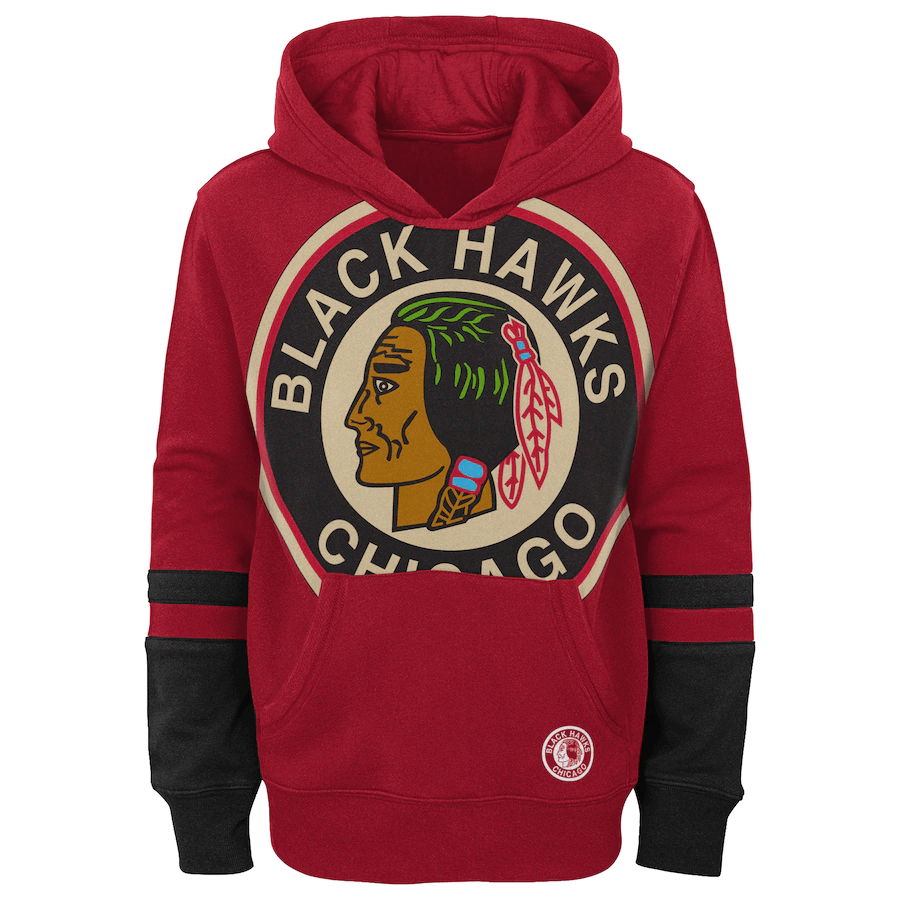Black 2024 blackhawks hoodie