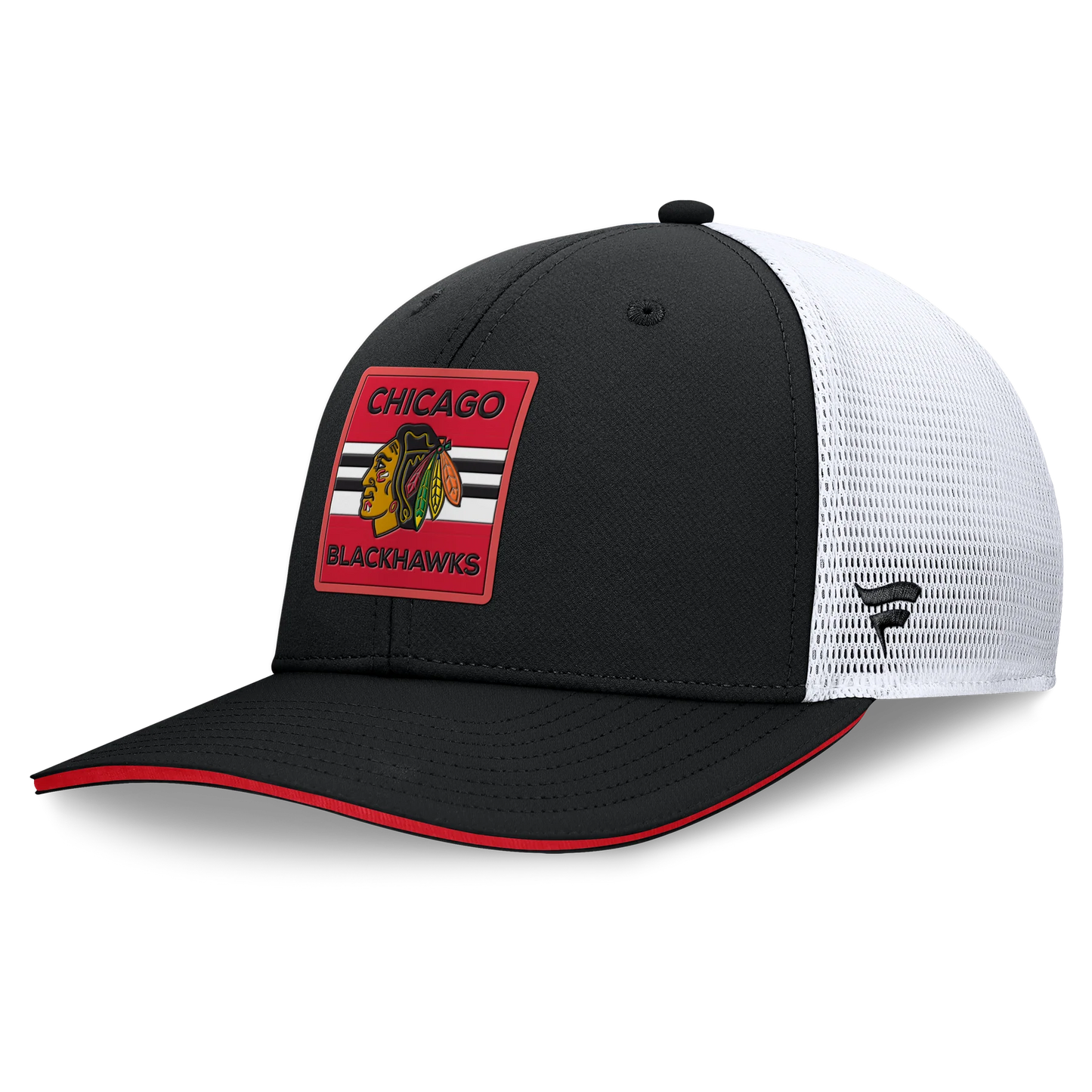 Blackhawks Fanatics Rink Meshback Trucker Structured Hat