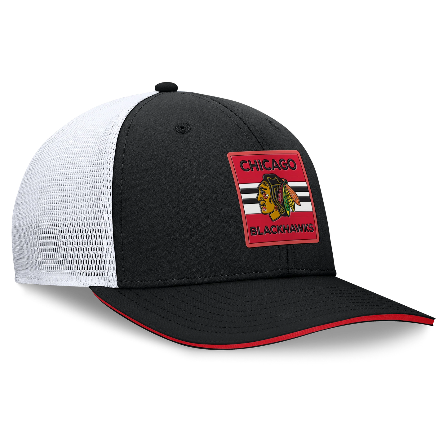 Blackhawks Fanatics Rink Meshback Trucker Structured Hat