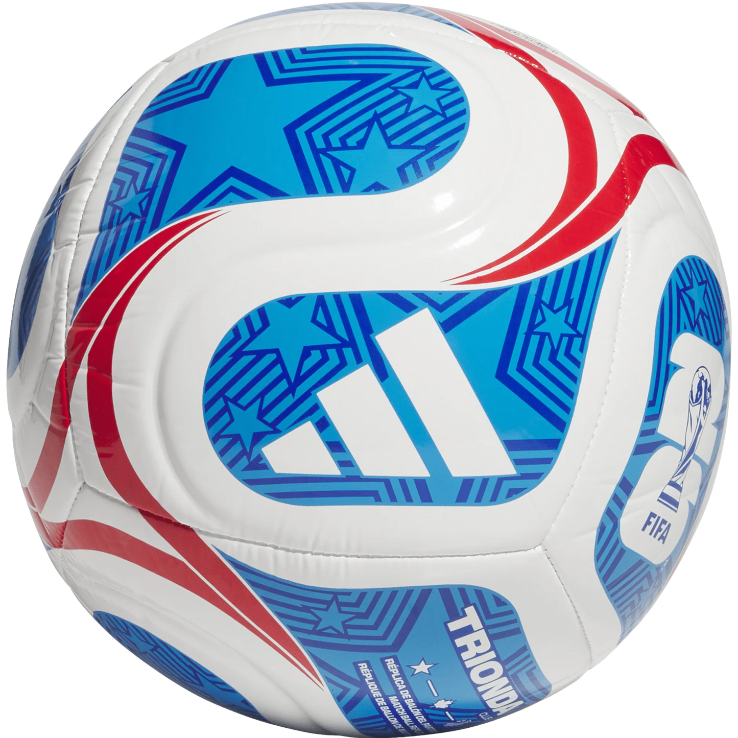 adidas Trionda White USA Soccer Ball - Sizes 3, 4, & 5