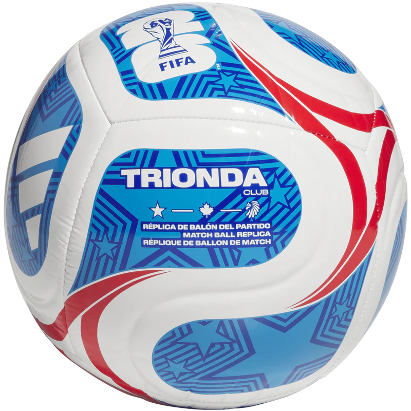 adidas Trionda White USA Soccer Ball - Sizes 3, 4, & 5