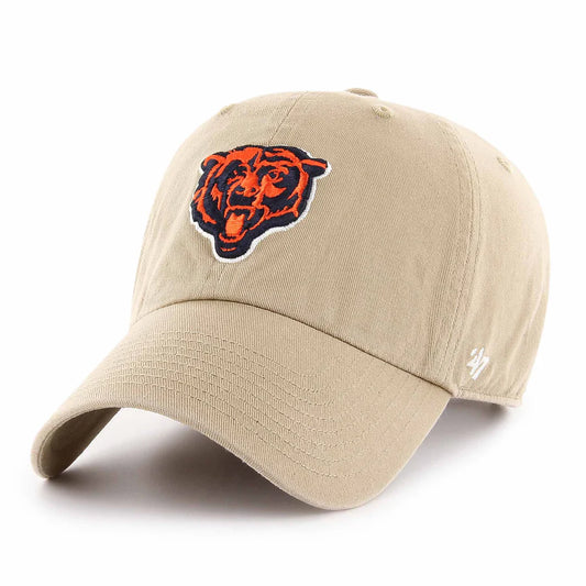 Chicago Bears '47 Khaki Bear Face Clean Up Adjustable Cap