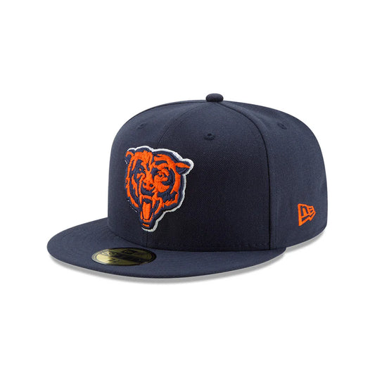 Chicago Bears Bear Face Logo New Era 59FIFTY Fitted Hat