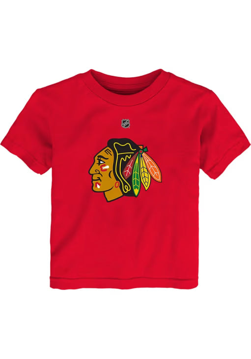 Bedard Chicago Blackhawks Toddler Red Short Sleeve Player T-Shirt