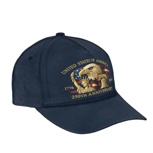 USA 250 Navy Official Print Liberty Edition Hat