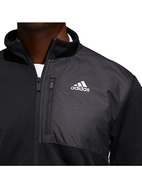 Mens Adidas AEROREADY Full-Zip Track Jacket Black