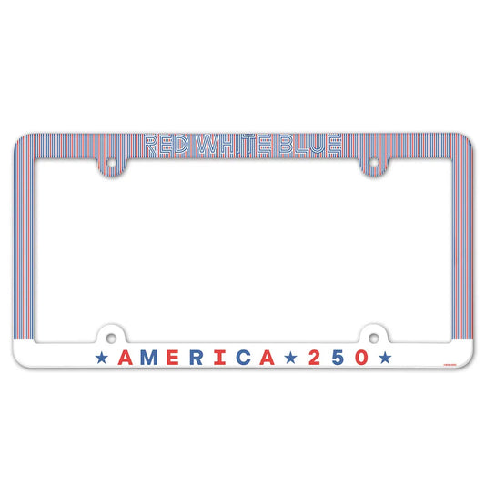 America 250 License Plate Frame Full Color