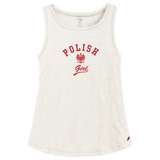 "Polish Girl" Polska White Tank Top