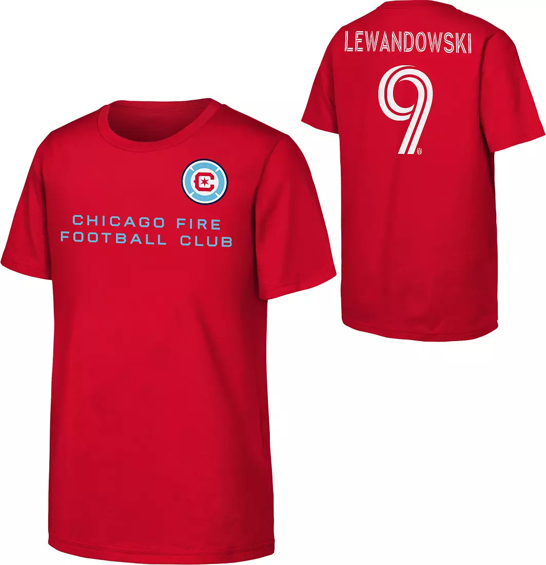 MLS Kids Chicago Fire Robert Lewandowski T-Shirt