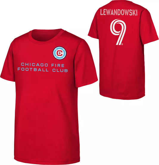 MLS Kids Chicago Fire Robert Lewandowski T-Shirt