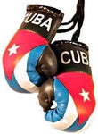 Cuba Country Flag Mini Boxing Gloves to Hang Over Your Automobile Mirror New 2"x3" in