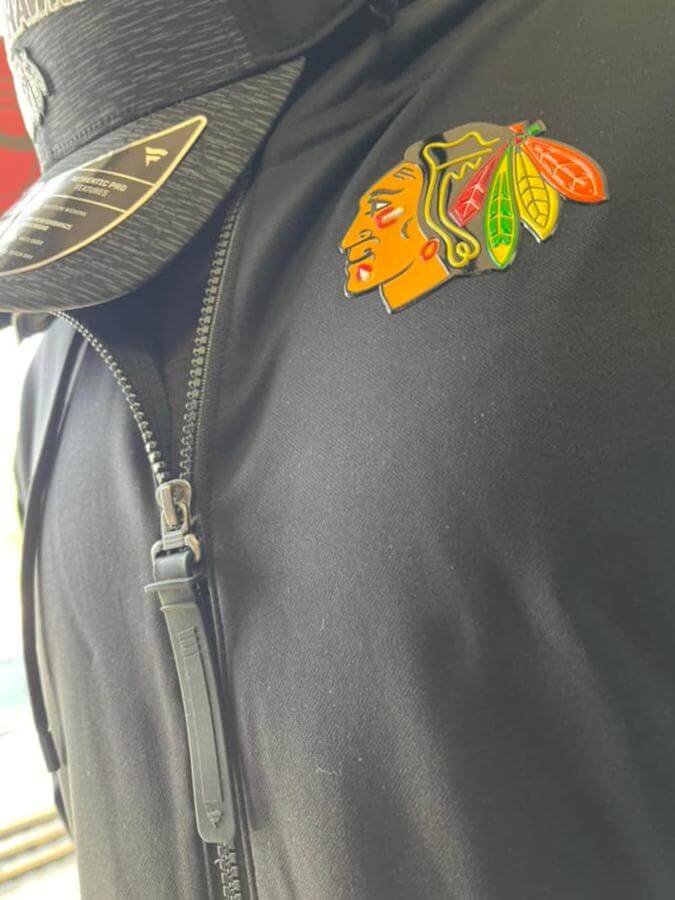 Women's Chicago Blackhawks Fanatics Black Authentic Pro Scuba Full-Zip Hoodie