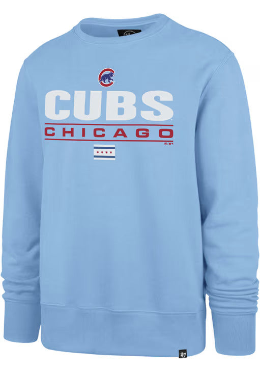 Chicago Cubs '47 Carolina Homeland Crewneck