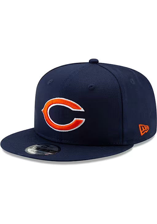 Chicago Bears Navy C Logo Basic 9FIFTY New Era Snapback Hat