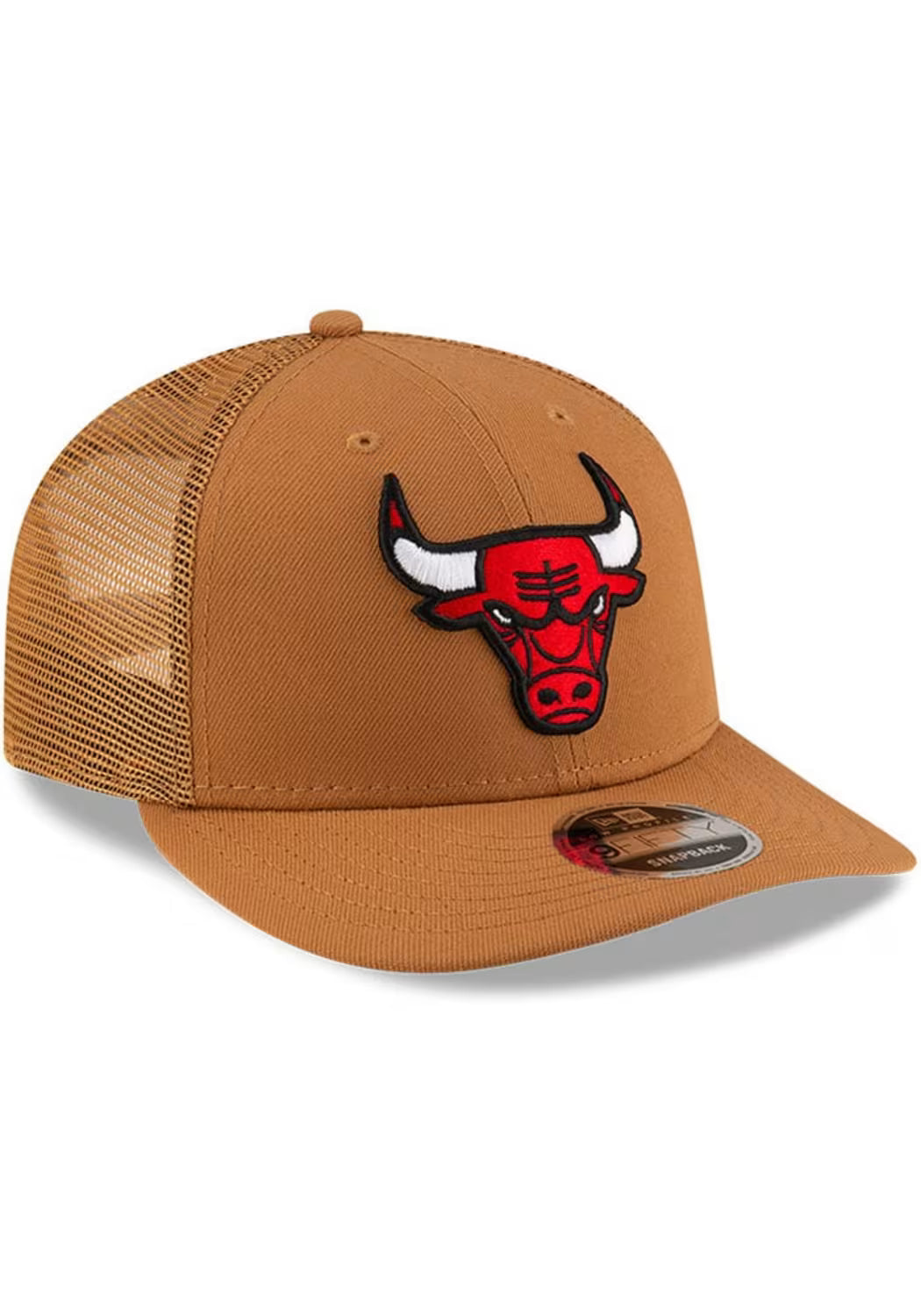 New Era 9FIFTY Chicago Bulls Snapback Camal Color Low Profile Hat
