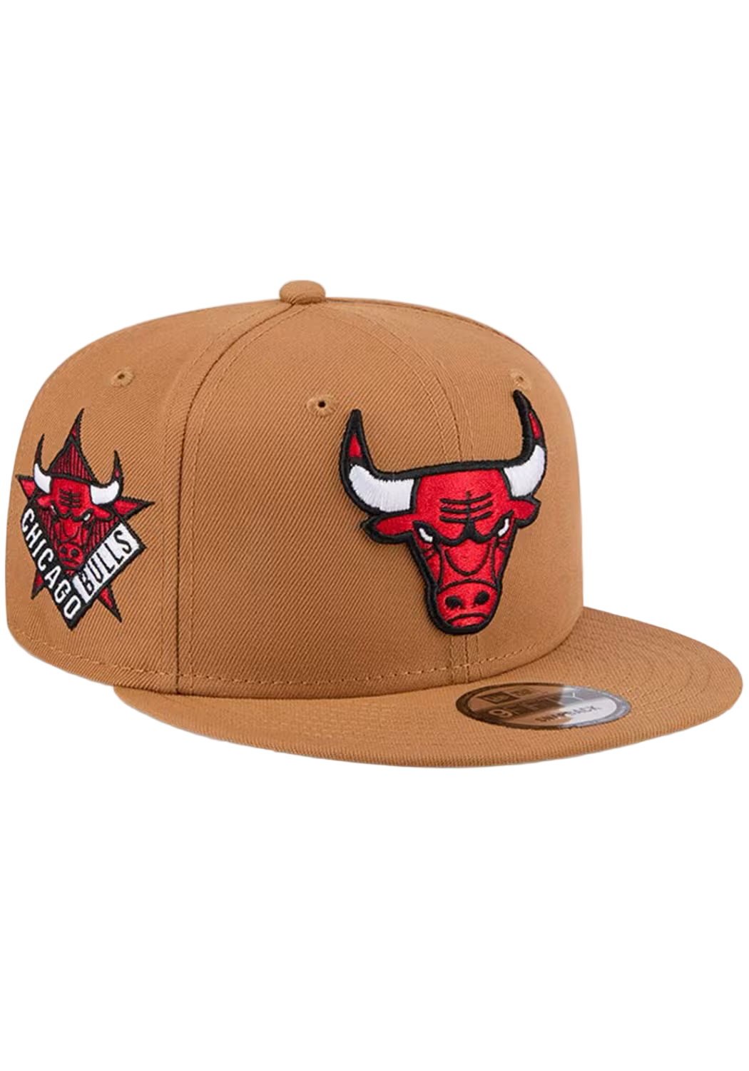 Chicago Bulls 9FIFTY New Era Camel Color Hat Snapback