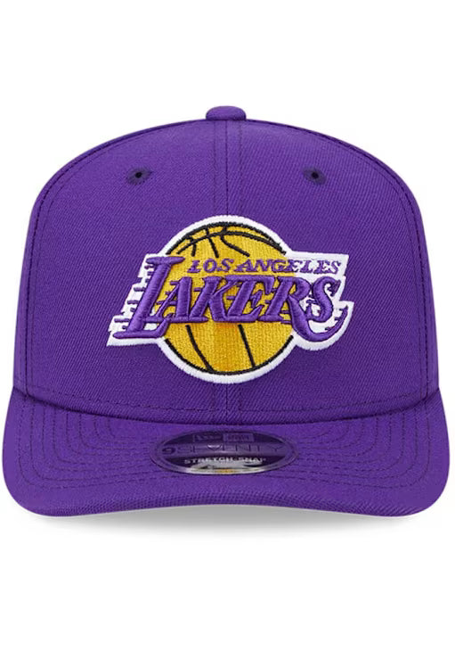 LA Lakers Purple Stretch 9SEVENTY New Era Adjustable Hat