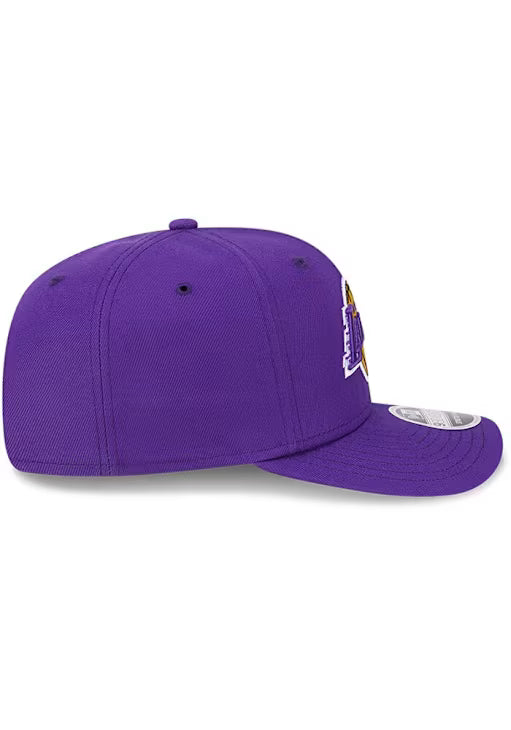 LA Lakers Purple Stretch 9SEVENTY New Era Adjustable Hat