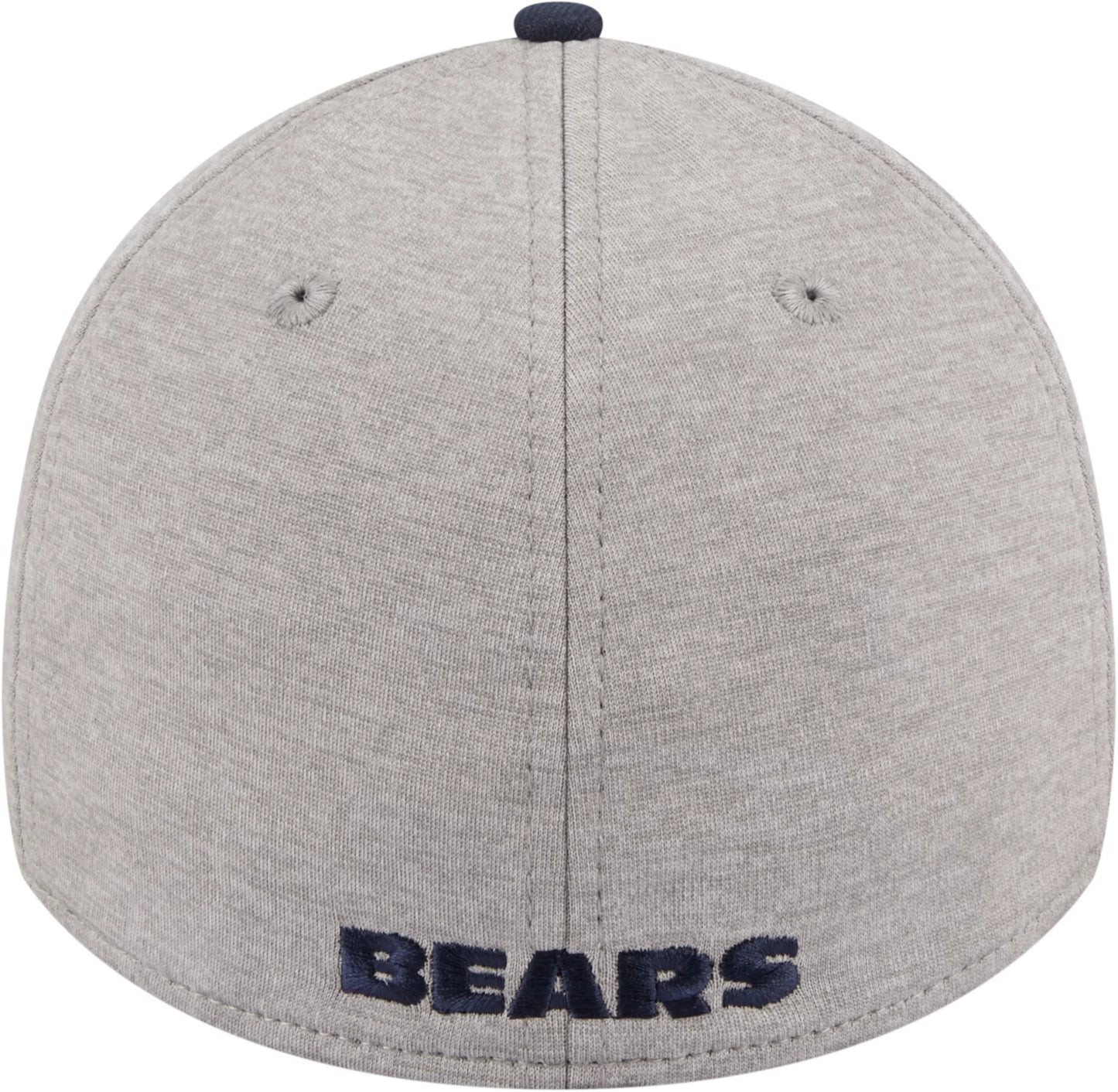 New Era Men's Chicago Bears Stripe Grey 39Thirty Stretch Fit Hat