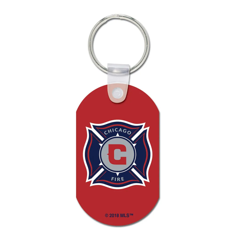 Chicago Fire Metal Key Ring - Aluminum