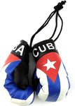 Cuba Country Flag Mini Boxing Gloves to Hang Over Your Automobile Mirror New 2"x3" in