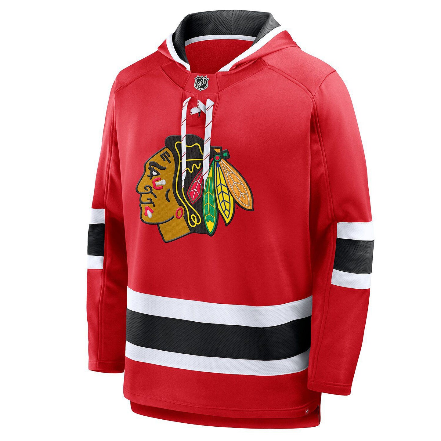 Men's Fanatics Red Chicago Blackhawks Prime Time Fleece Hoodie