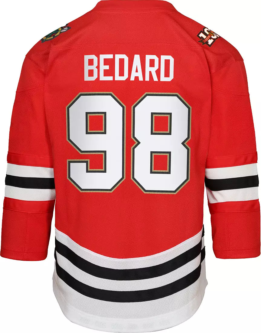 Toddler Chicago Blackhawks Connor Bedard #98 Breakaway Centennial Red Replica Jersey