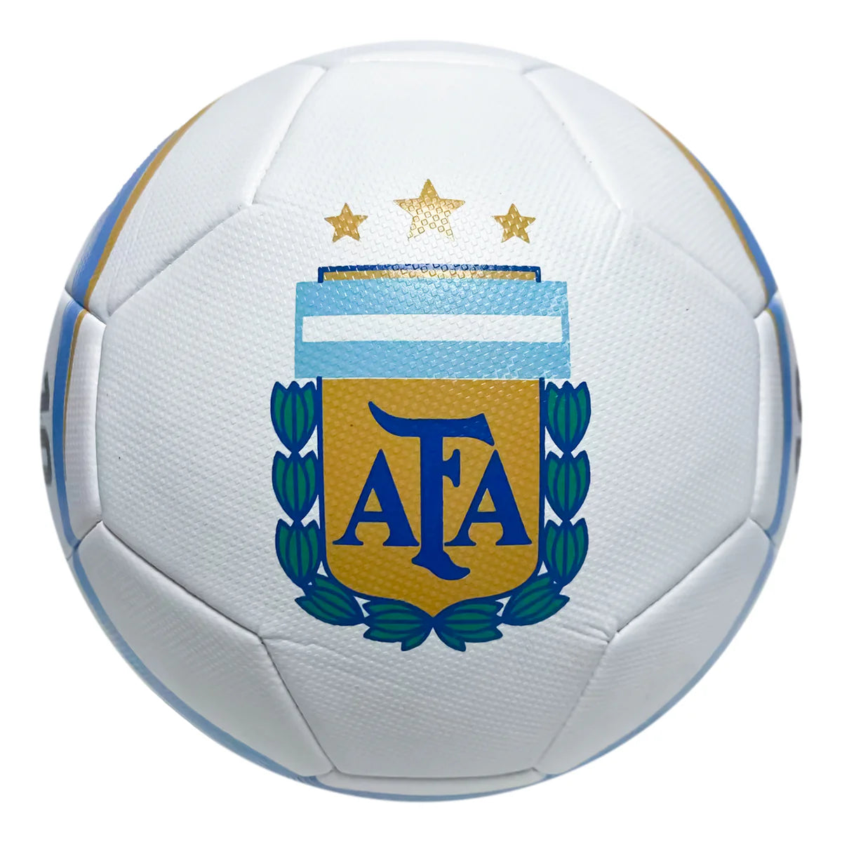 MESSI Argentina Soccer Ball - White - Size 5
