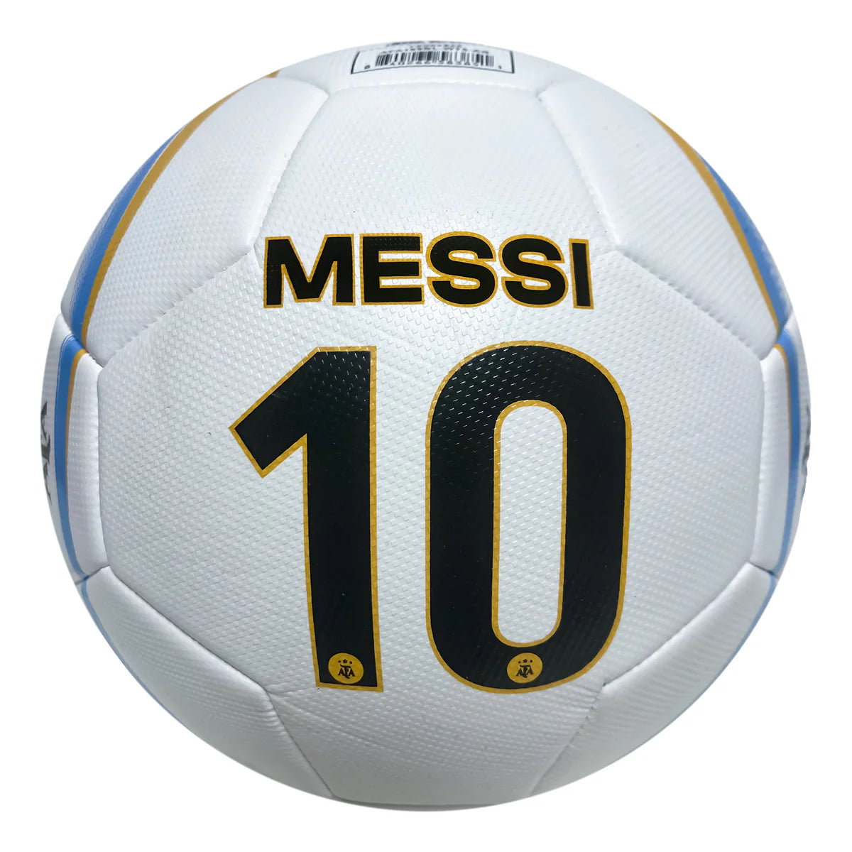 MESSI Argentina Soccer Ball - White - Size 5