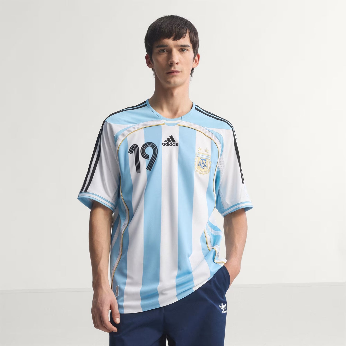 Argentina 2006 Messi adidas Retro Jersey