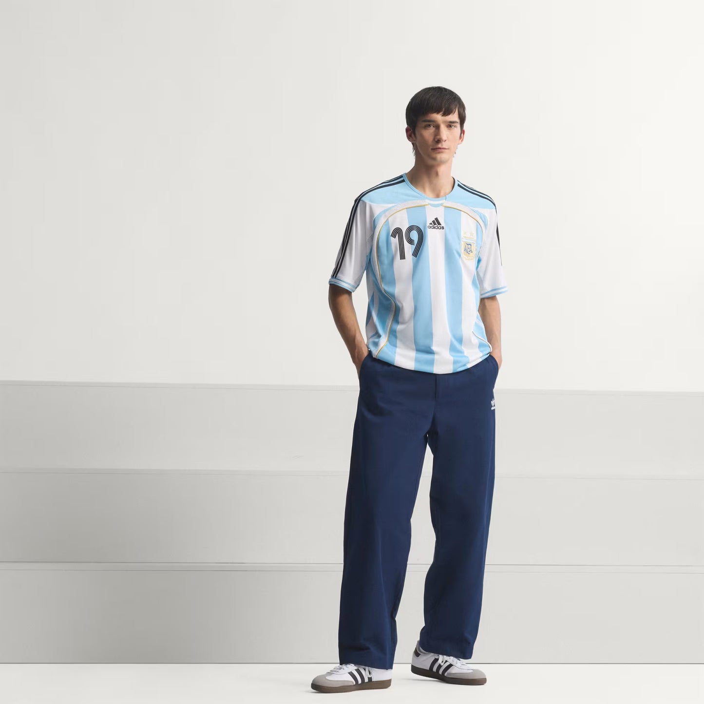 Argentina 2006 Messi adidas Retro Jersey