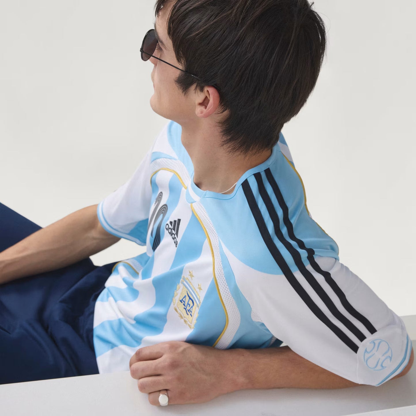 Argentina 2006 Messi adidas Retro Jersey