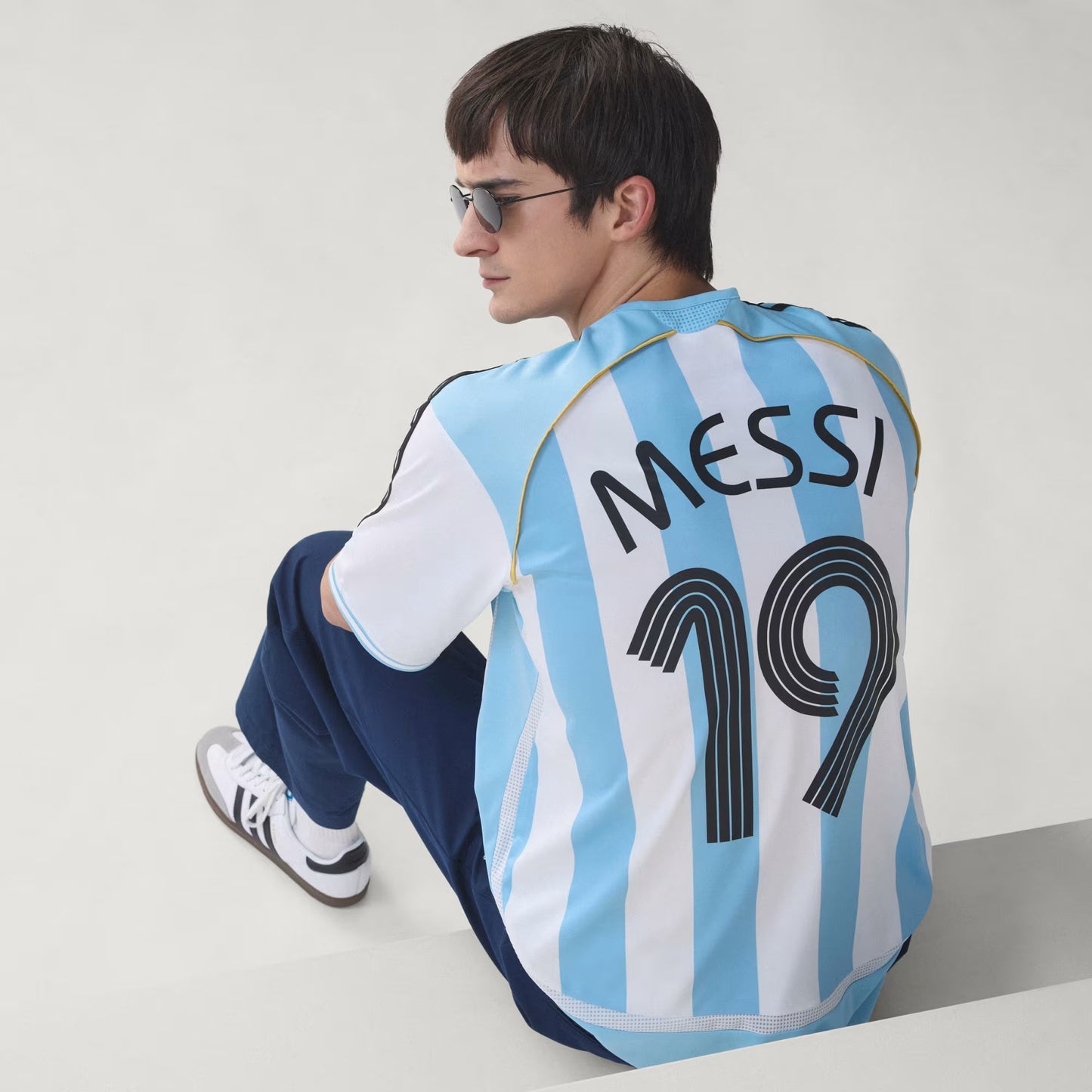 Argentina 2006 Messi adidas Retro Jersey