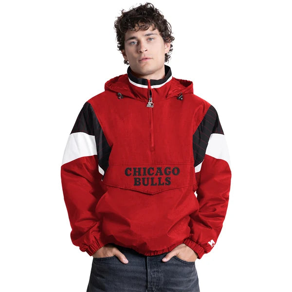Chicago Bulls Starter Throwback 1/2 Zip Jacket
