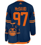 adidas Connor McDavid Edmonton Oilers Alternate Premier Breakaway Player Jersey - Navy
