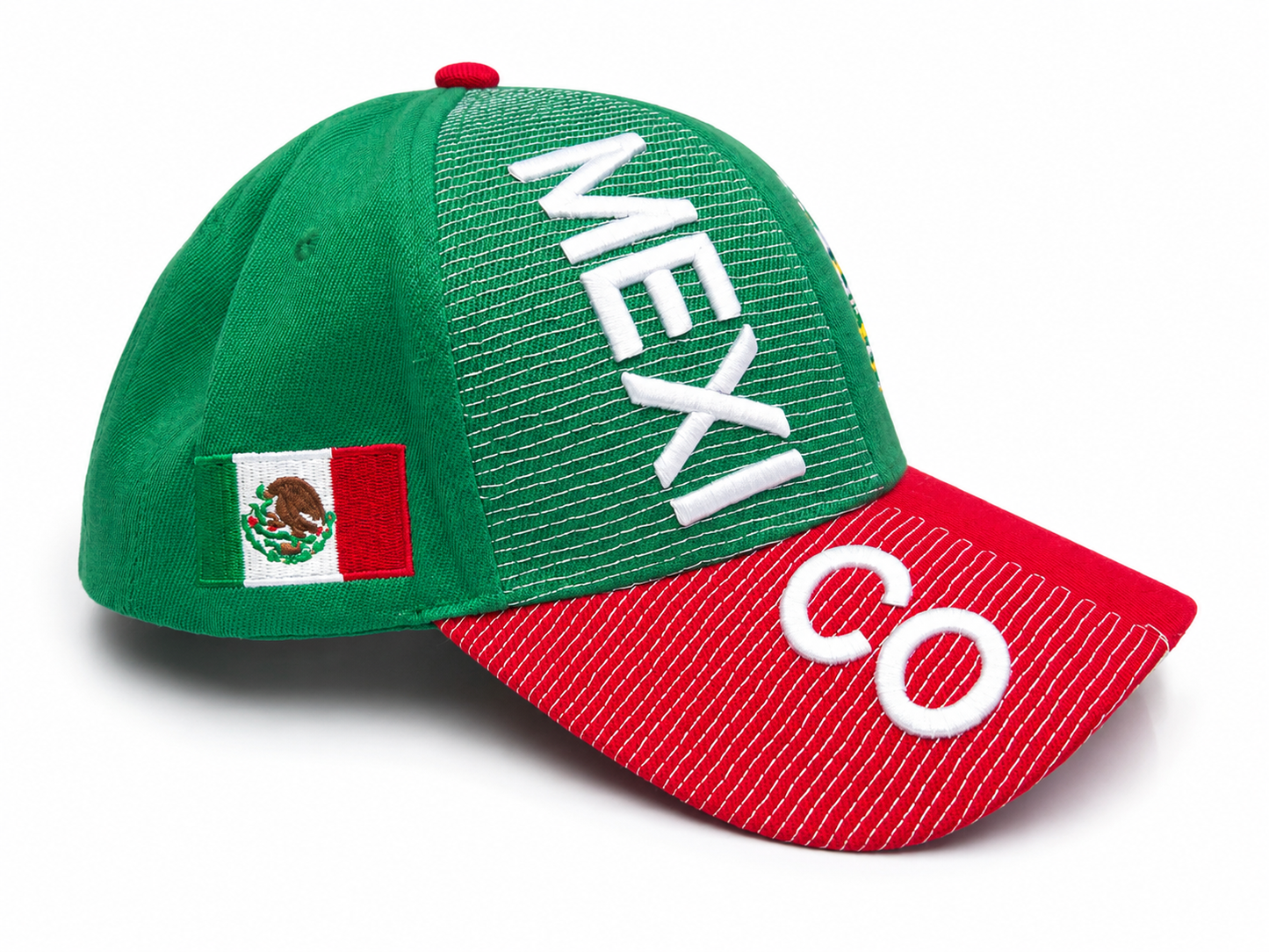 Mexico Tricolor Adjustable Hat