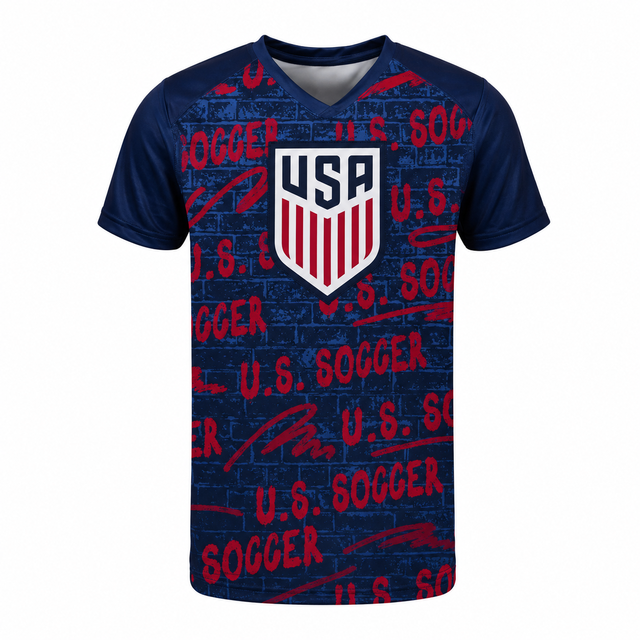 US Soccer Street Graffiti Performance T-Shirt