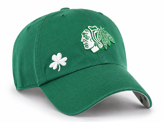 Chicago Blackhawks St Pattys Confetti '47 Clean Up Hat