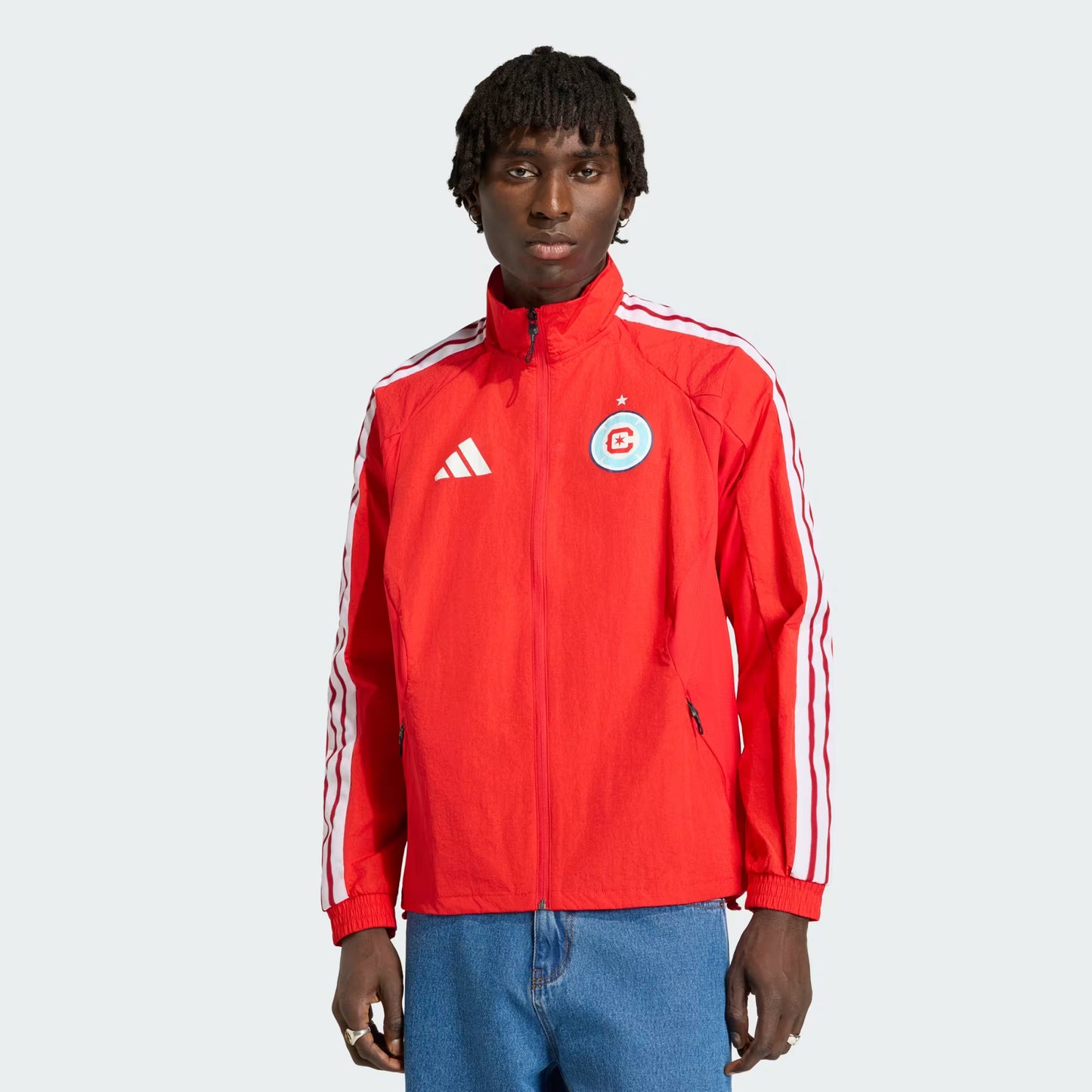 Chicago Fire Anthem adidas Windbreaker Jacket