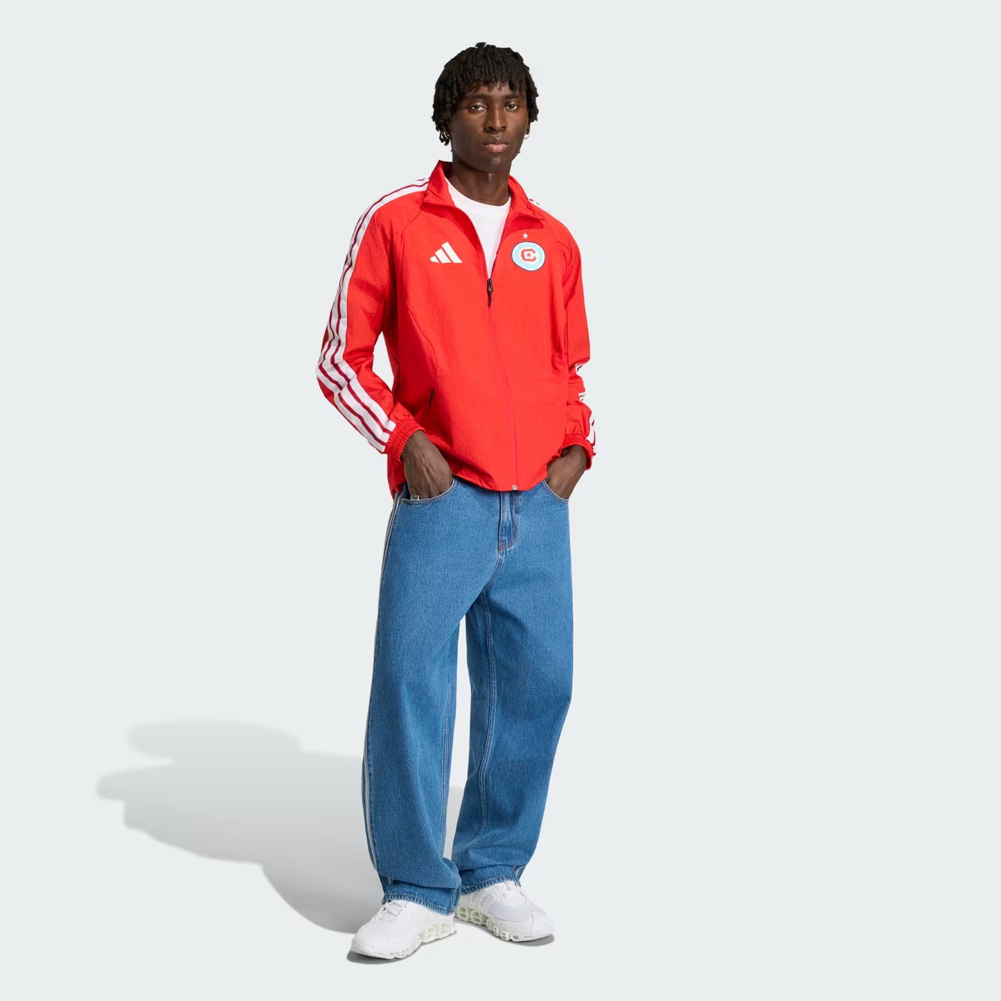 Chicago Fire Anthem adidas Windbreaker Jacket