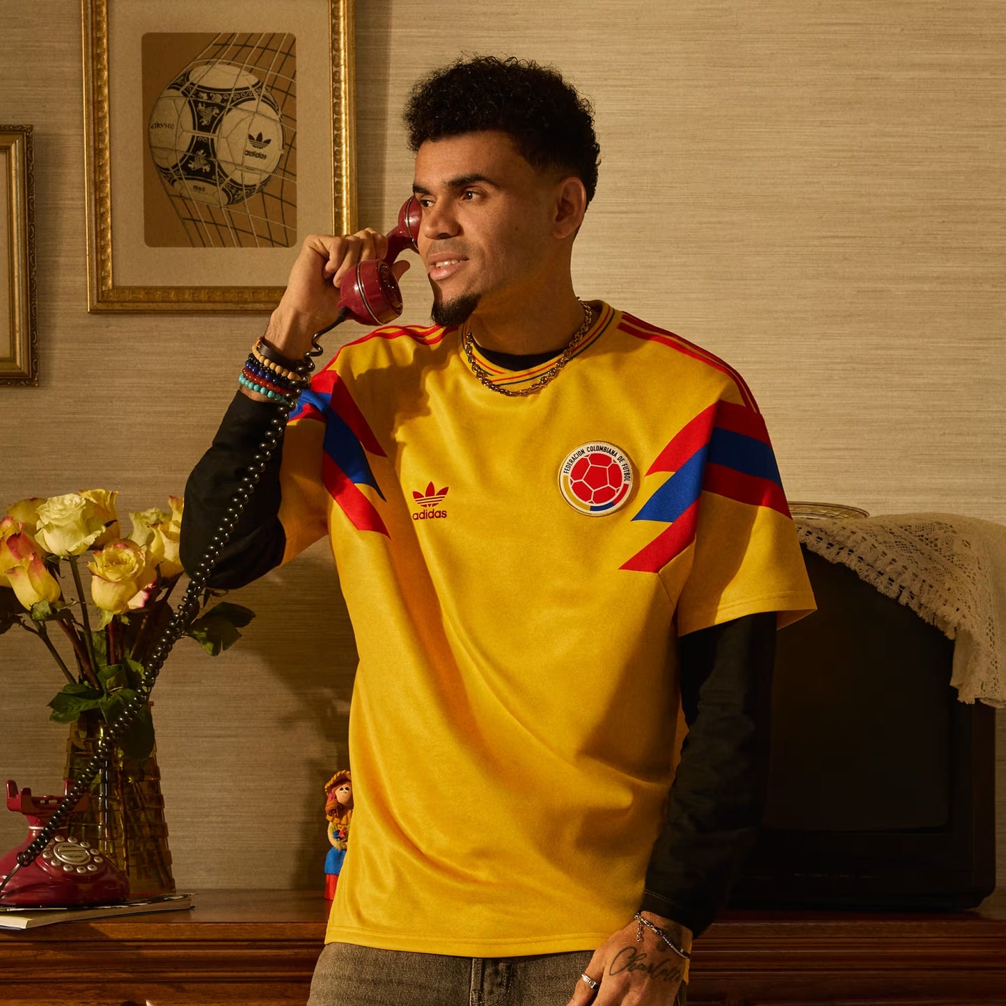 Colombia 1990 adidas Away Jersey