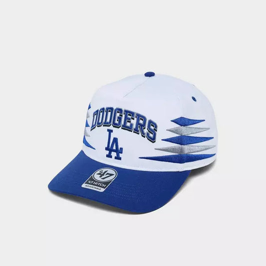 LA Doders White Diamond Cut '47 Hitch Hat