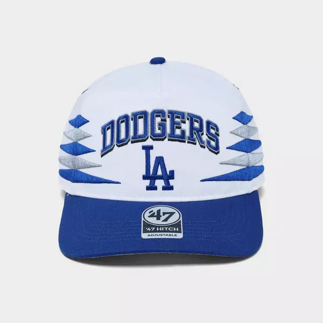 LA Doders White Diamond Cut '47 Hitch Hat